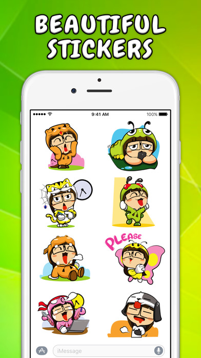 Role-playing Girl Stickers screenshot 2