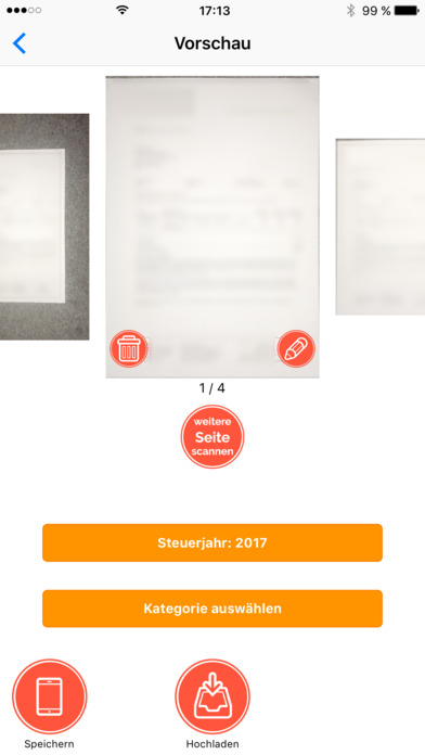 Steuer-ScanApp – Belegscanner screenshot 4