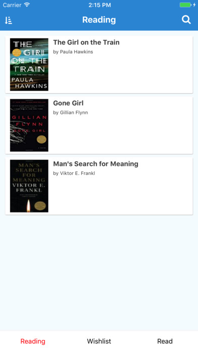 Bookshelf: keep track of your reading lists screenshot 4