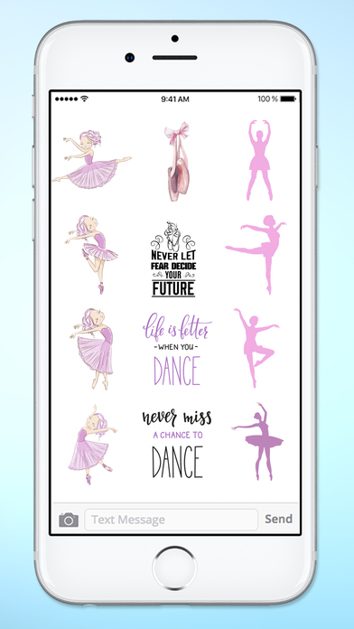 I Love Dance Ballet Sticker Pack screenshot 4