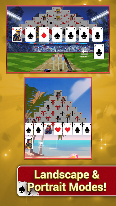 Pyramid Solitaire with Themes screenshot 3