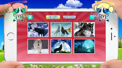 Wolf Jigsaw Puzzles, Drag and Drop Puzzle for Kids screenshot 3