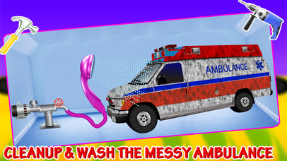 Ambulance Repair & Cleanup- Mechanic Garage screenshot 4