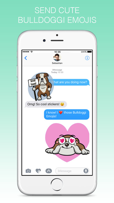 Bulldoggi Emojis - English Bulldog Emoji Stickers screenshot 4