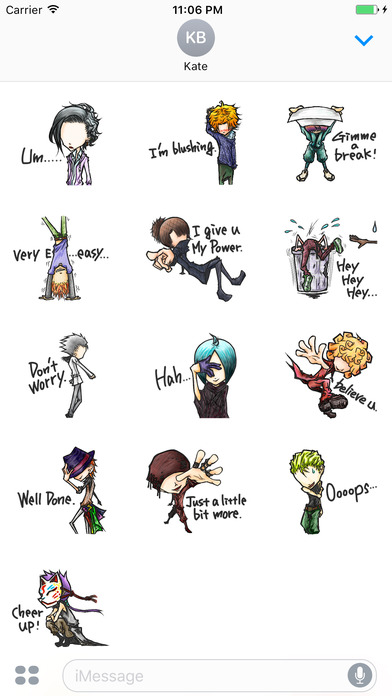 Anime Characters Stickers screenshot 3