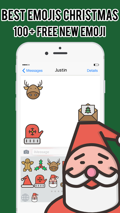 Christmas Emoji Stickers - Happy New Year 2017 Pro screenshot 2