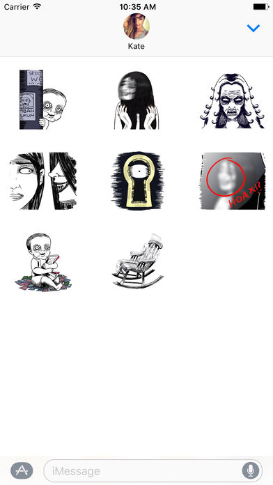 Horror Stories - Animated GIF Stickers screenshot 2