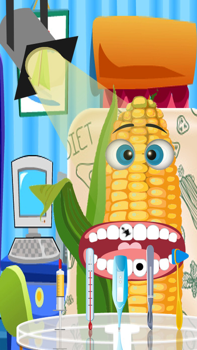 Dentist Game for Fruits and Vegetables screenshot 2
