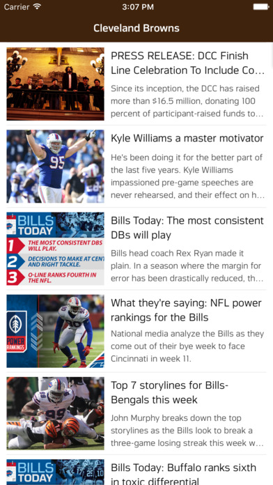 News & Players And More For Cleveland Browns screenshot 2
