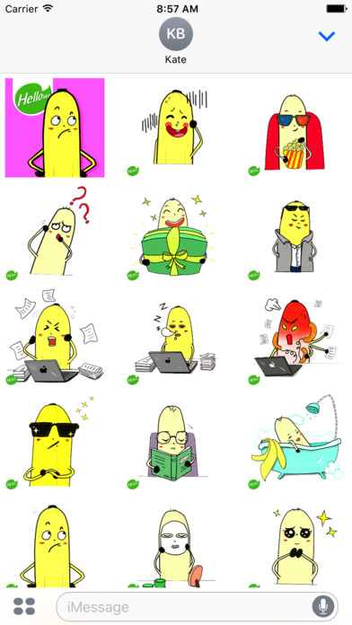 Hellowe Stickers: Mr Banana screenshot 2
