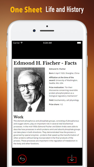 Biography and Quotes for Edmond H. Fischer-Life screenshot 2