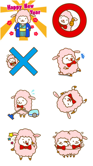 Little Sheep Stickers! screenshot 3