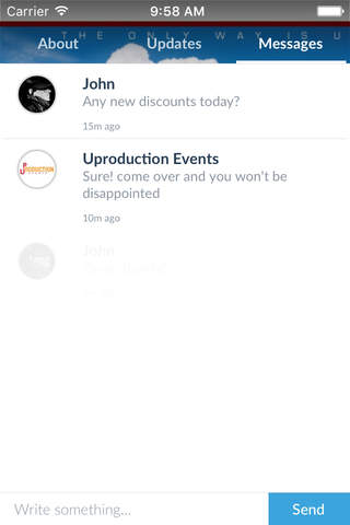 Uproduction Events by AppsVillage screenshot 4