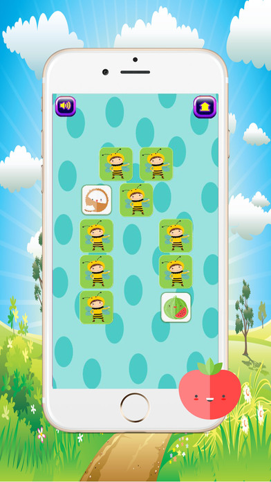 Fruits matching pictures games for kids screenshot 4