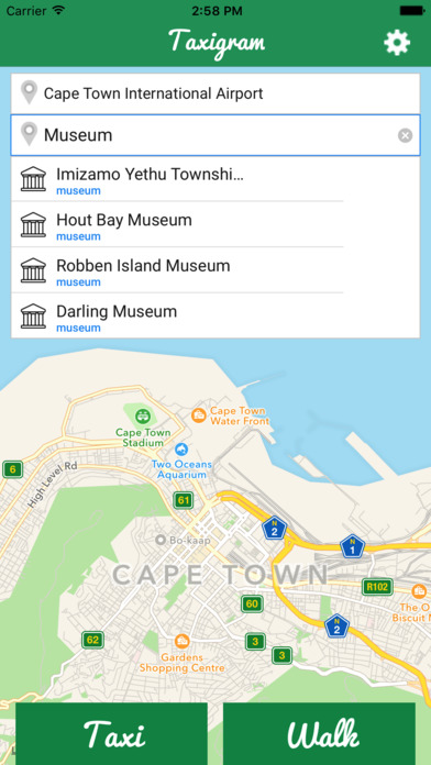 Cape Town Taxigram Taximeter and Taxi Guide screenshot 4