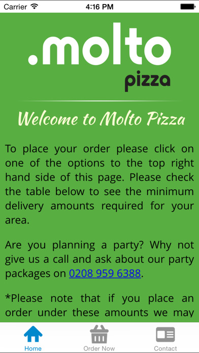 Molto Pizza screenshot 2