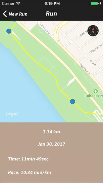 Running Distance Tracker screenshot 2