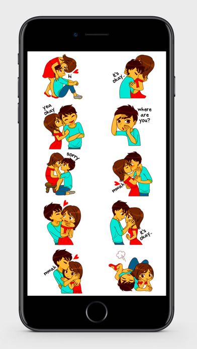 Loving Couple Stickers screenshot 2