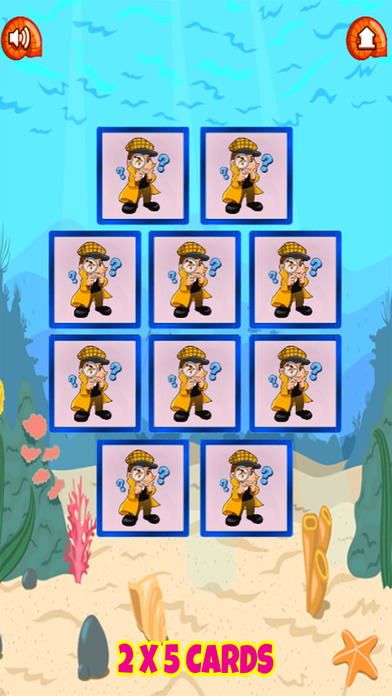 Sea Animal Match Cards Game For Kids screenshot 2