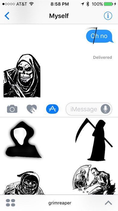 Grim Reaper : Death is Coming Stickers screenshot 2