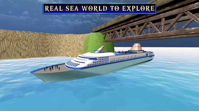City Tourist Cruise Ship & Sailing Simulator 3D screenshot 2