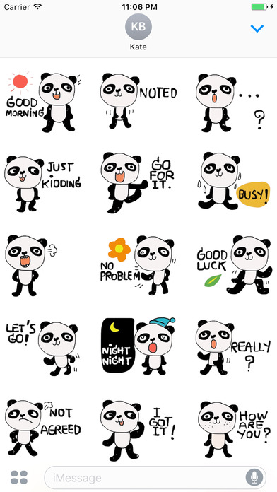 Arlo The Funniest Little Panda Stickers screenshot 2