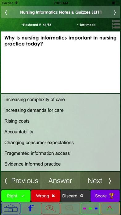 Nursing Informatics Exam Prep 4400 Flashcards screenshot 3