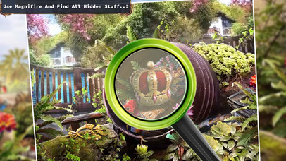 Hidden object: Mystery of Secret Backyard screenshot 2