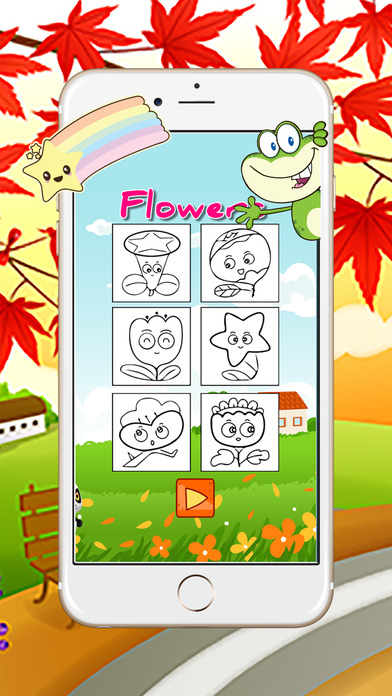 Easy Pretty Flowers Drawing and Coloring for Kids screenshot 2