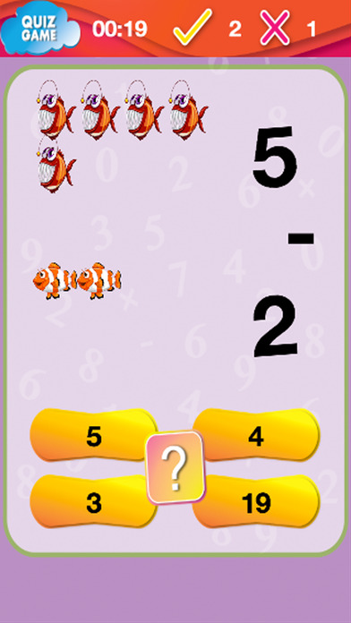 Finding Fish Guppies Math Game For Kids screenshot 2