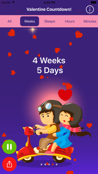 Valentine's Day Countdown App for Couples screenshot 2
