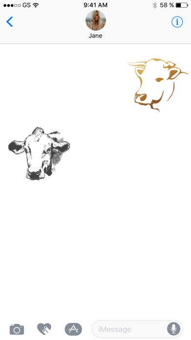 Cow Sticker Pack! screenshot 2