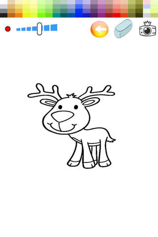 Deer Coloring Book Painting App for kids screenshot 2