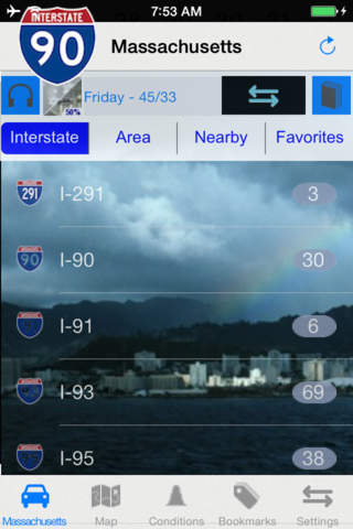 I-90 Road Conditions and Traffic Cameras Pro screenshot 2