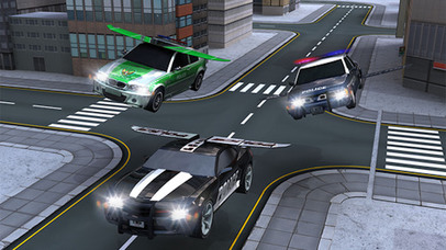 Police flying racing car simulator 2017 PRO screenshot 2