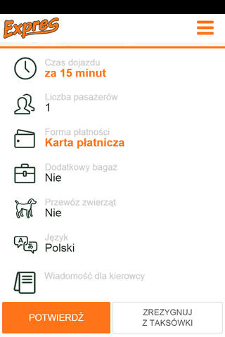 Expres Taxi Szczytno screenshot 3