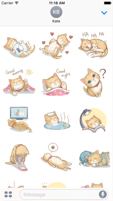 Cats LifeStyle 1 - NekoChimu Sticker screenshot 2