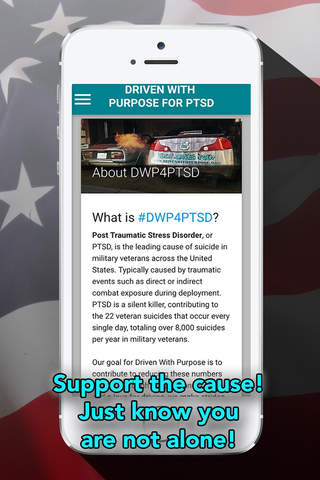 Driven With Purpose: PTSD Awareness - DWP4PTSD screenshot 2