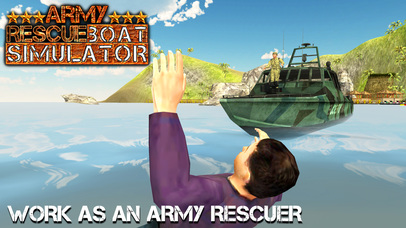 Army Rescue Boat Simulator & 911 Coast Emergency screenshot 3
