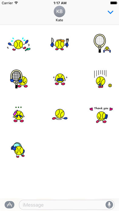 About Tennis Sticker screenshot 3