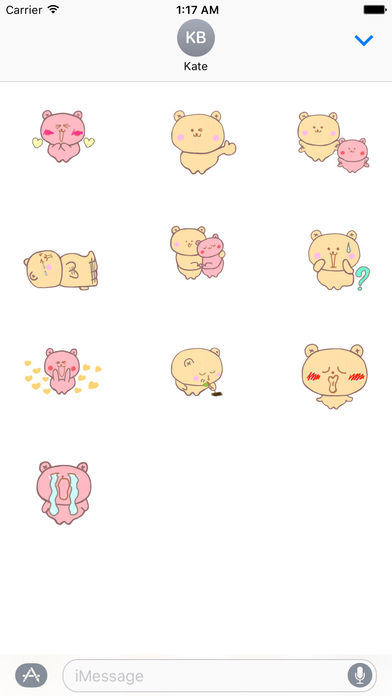 Couple Bear Stickers Pack screenshot 3