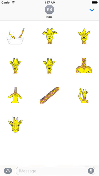 Giraffeman Stickers screenshot 3