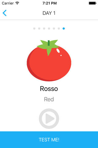 LearnEasy - application for learning Italian words screenshot 4