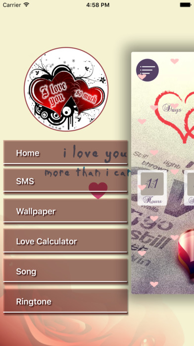 Valentine 2017 - SMS,Love Songs & Wallpapers screenshot 3