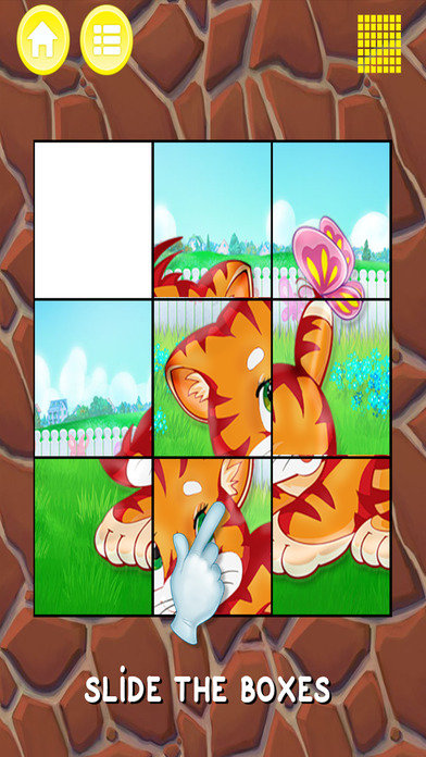 Cat Slide Puzzle Kids Game Pro screenshot 3