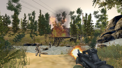 HD Gunshot Target : Commando Jungle war Operations screenshot 2