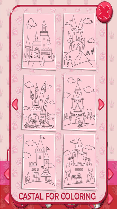 Castle Kids Coloring Book Pro screenshot 2