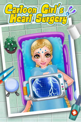 Cartoon Girl's Heart Surgery- Mommy Surgeon Salon screenshot 2