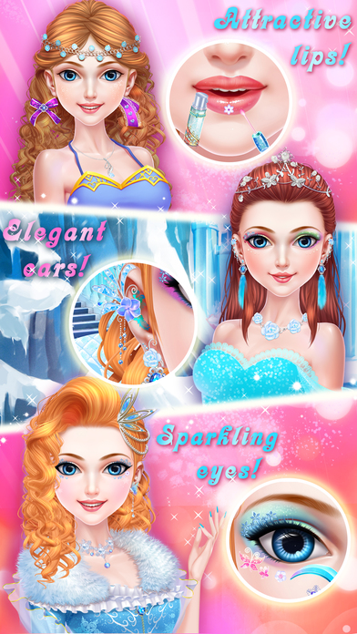 Frozen Ice Queen Makeup Salon screenshot 3