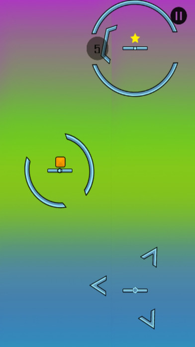 Orange Cube Sky Jump screenshot 3
